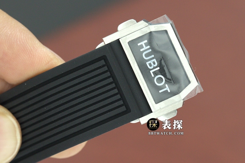 BBF大爆炸宇舶1:1复刻手表镂空盘橡胶款421.NM.1170.RX表带图
