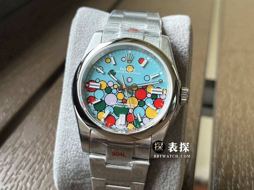 劳力士经典复刻手表,krf蚝式恒动复刻表,正面实拍图