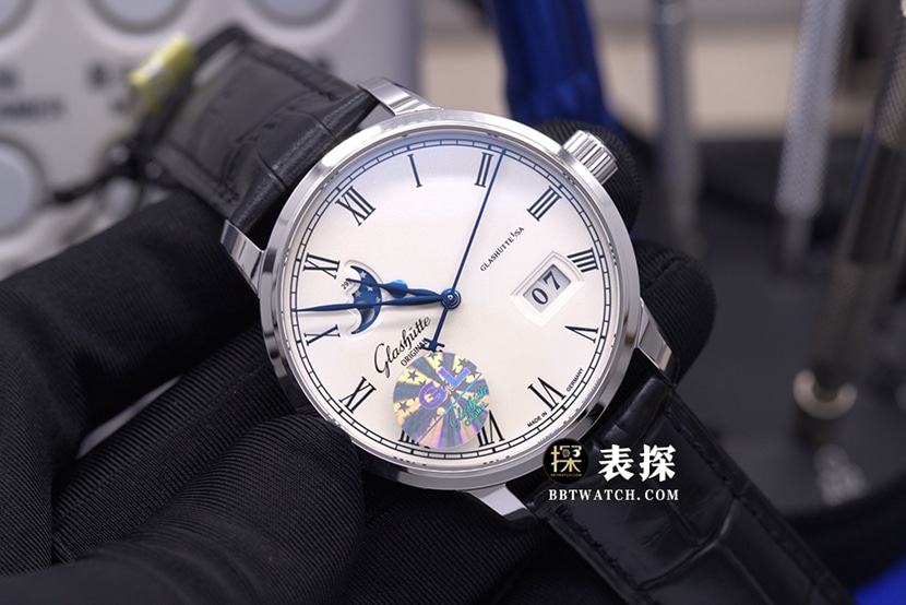 格拉苏蒂1:1复刻手表,gl议员复刻表,正面实拍图