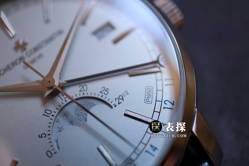 MX传袭江诗丹顿1:1复刻手表灰盘皮带款4010T/000P-B345正面实拍图