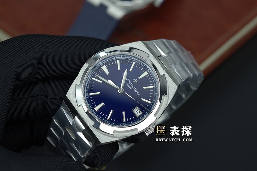 PPF纵横四海江诗丹顿1:1复刻手表蓝盘钢带款4500V/110A-B128正面实拍图