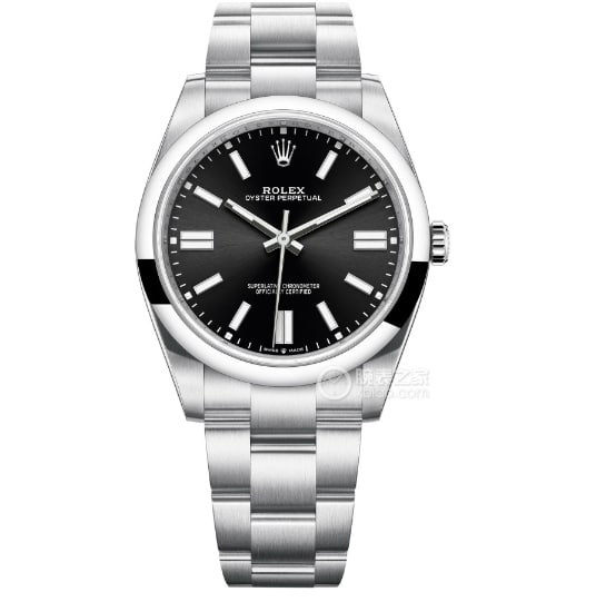 EW Oyster Perpetual Rolex 1:1 replica watches black disk 31MM steel belt models m177200-0019