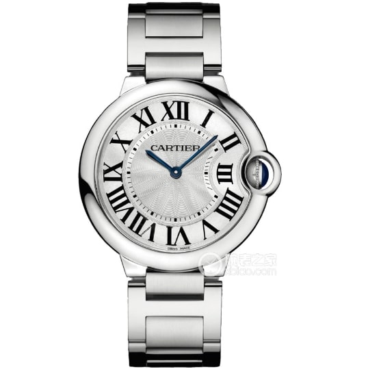 AF Blue Balloon Cartier 1:1 replica watches silver gray disk steel belt models WSBB0044