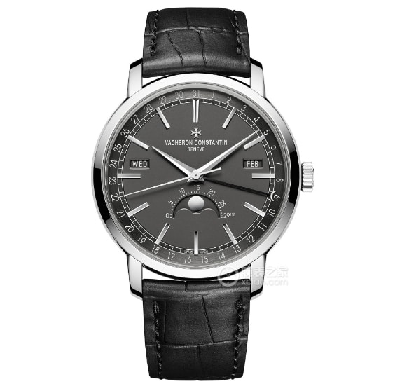 MX Passé sur Vacheron Constantin 1:1 réplique montres pour hommes ceinture à disque gris foncé modèles 4010T/000G-B740