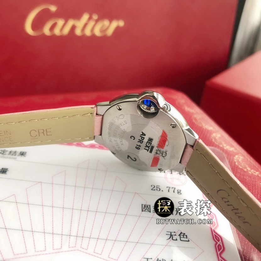 卡地亚一比一,原单蓝气球复刻表,侧面图