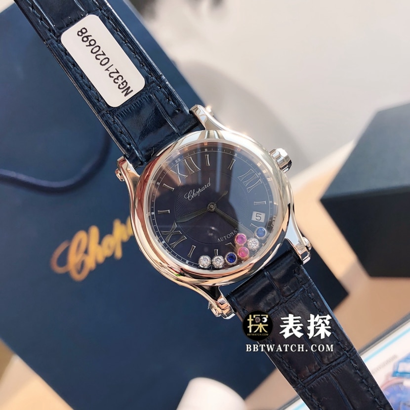萧邦天花板复刻手表,原单快乐钻复刻表,正面图