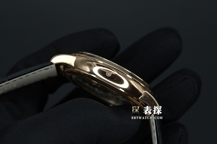 百达翡丽顶级复刻手表,YL超级复杂功能复刻表,侧面实拍图