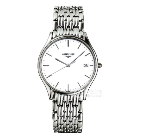 Gala Longines 1:1 Replica Watches Men's White Plate Steel Strap Model L4.918.4.11.6