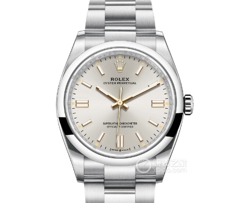 C厂蚝式恒动劳力士1:1复刻手表银盘钢带款m124300-0001