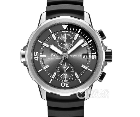 BT Factory Aquatimer Universal 1:1 Replica Watches Luminous Rock Gray Panda Disk Rubber Model IW379506