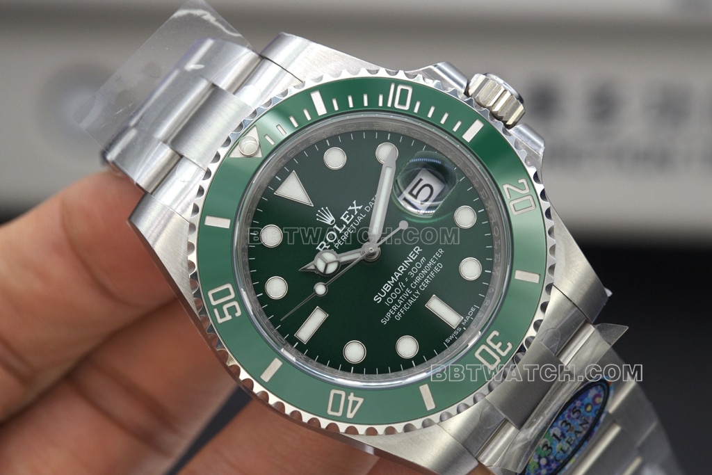 C Factory Green Ghost Rolex 1:1 Top Replica Watches 40mm116610LV-0002