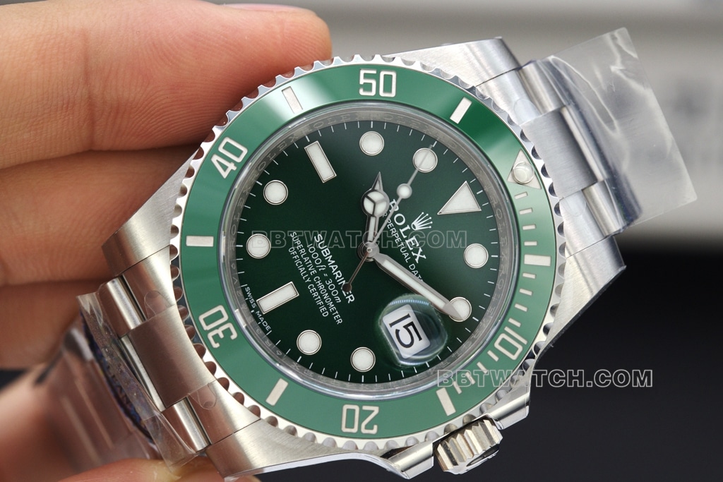 C Factory Green Ghost Rolex 1:1 Top Replica Watches 40mm116610LV-0002