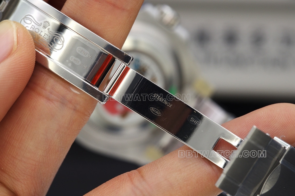 C厂绿水鬼劳力士1:1顶级复刻手表40mm116610LV-0002表扣细节