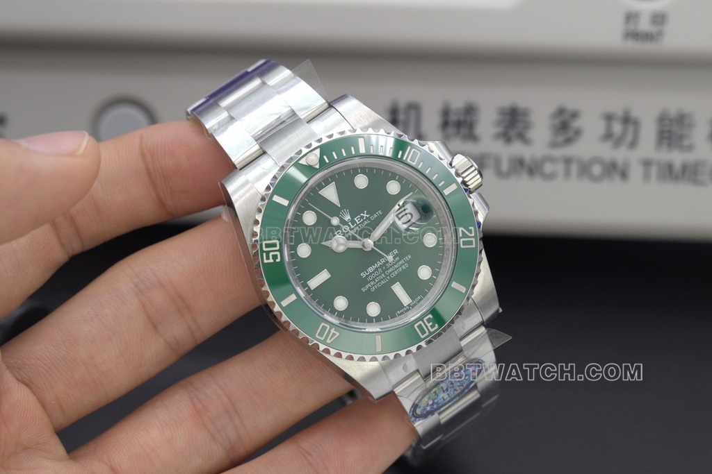 C厂绿水鬼劳力士1:1顶级复刻手表40mm116610LV-0002整体效果