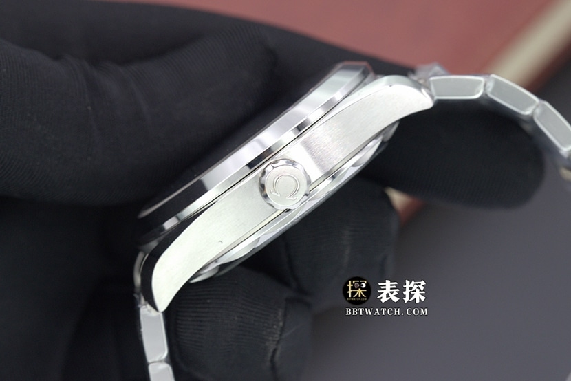 欧米茄1:1复刻表,vs海马复刻手表,侧面实拍图
