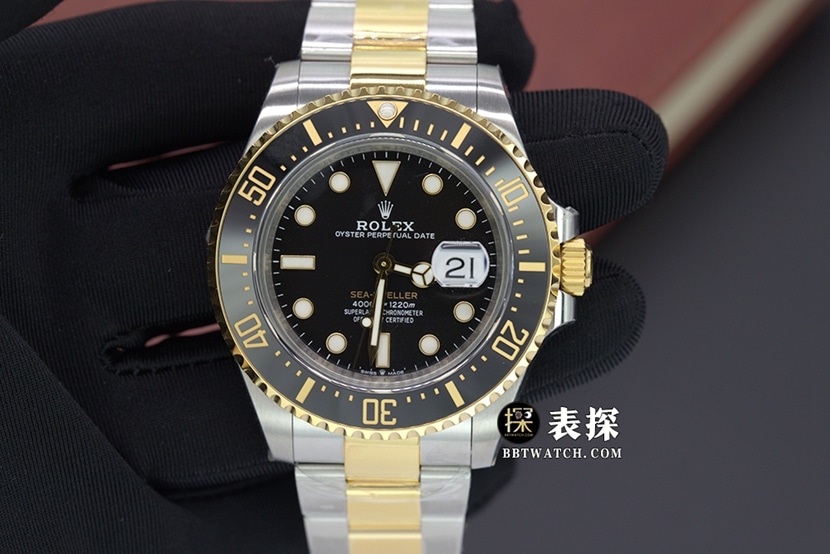 劳力士1:1手表,vs海使型复刻表,正面实拍图