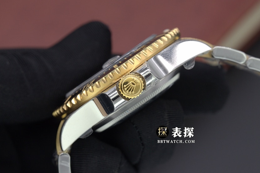 劳力士1:1手表,vs海使型复刻表,侧面实拍图