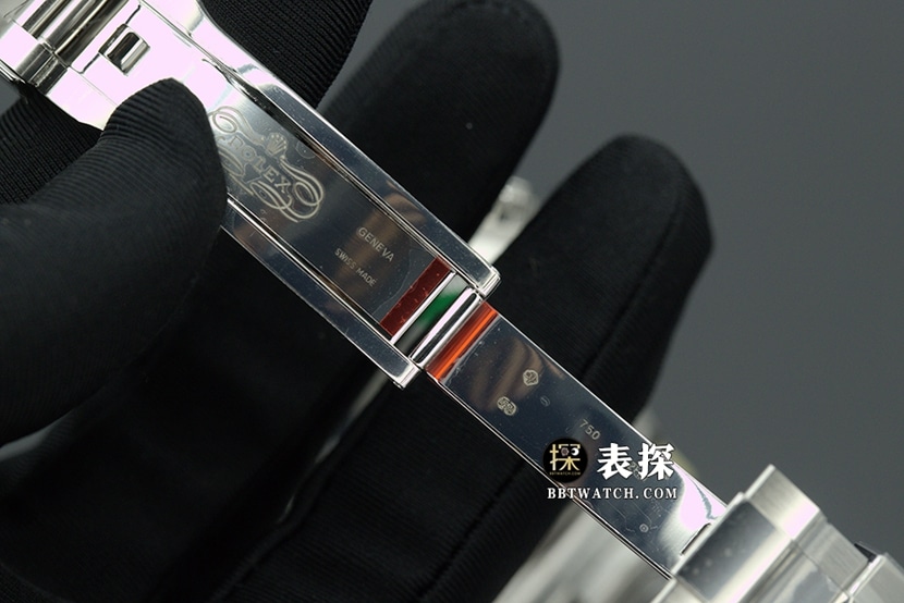 N厂迪通拿劳力士1:1复刻手表夜光计时不锈钢盘钢带款m126509-0003表扣实拍图
