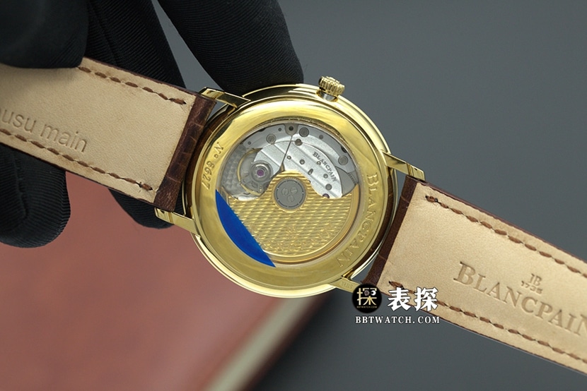 APS厂经典宝珀1:1复刻手表蛋白盘皮带款背面实拍图