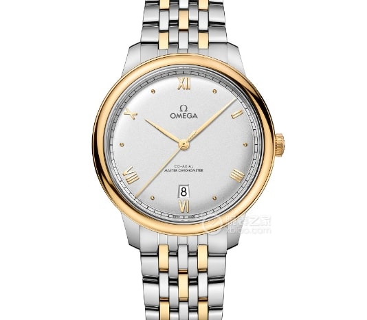 Disque Omega 1:1 réplique montres anneau diamant disque blanc anneau d'or entre or bracelet en acier