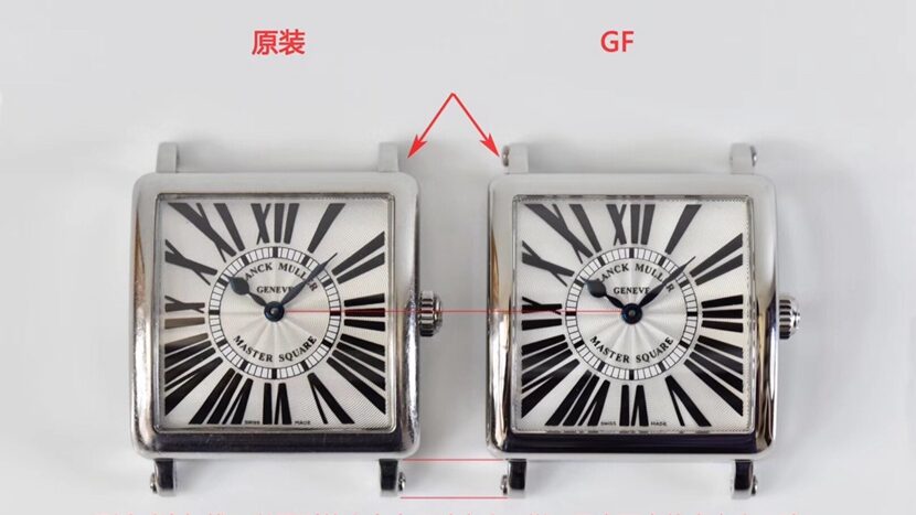 法穆兰1:1复刻手表,GF顶级复刻表,正面对比图