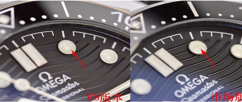 海马VS厂欧米茄1:1复刻手表210.92.44.20.01.001对比正品评测正面对比图