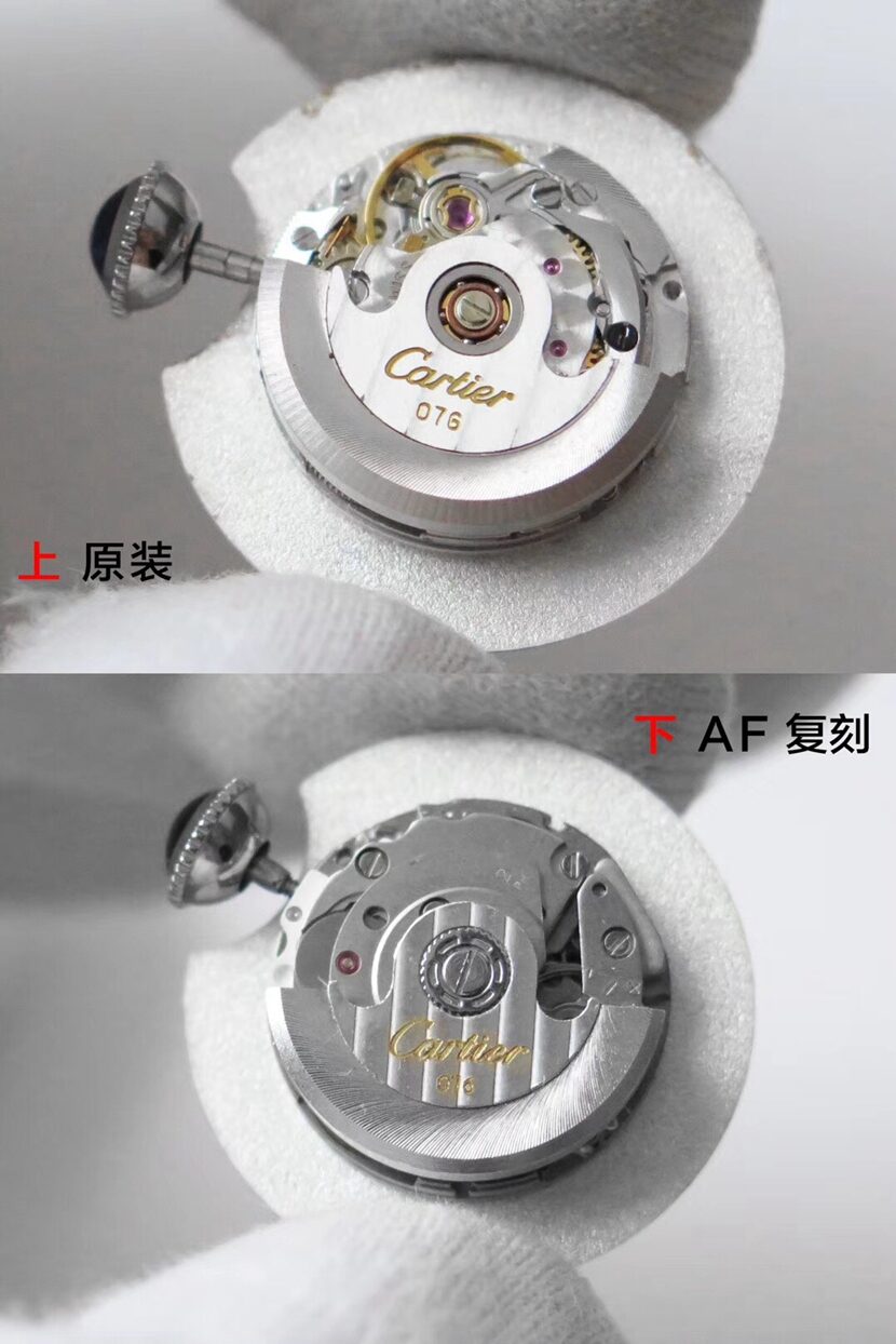 卡地亚1:1复刻,af蓝气球复刻表,机芯对比图