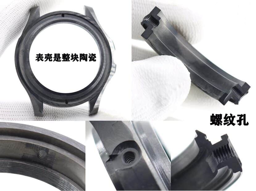 海马VS厂欧米茄1:1复刻手表210.92.44.20.01.001对比正品评测背面对比图