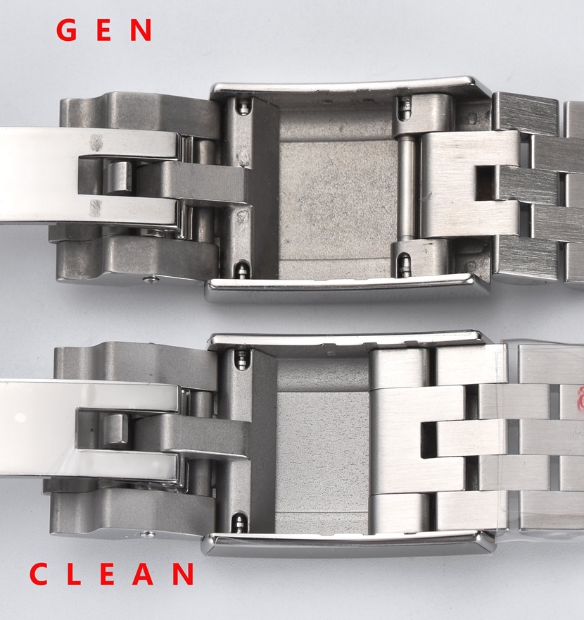 C厂格林尼治型II劳力士1:1复刻手表m126710blnr-0002对比正品评测表扣对比图