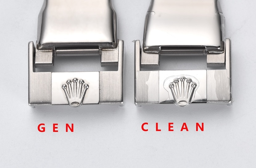 C厂格林尼治型II劳力士1:1复刻手表m126710blnr-0002对比正品评测表扣对比图