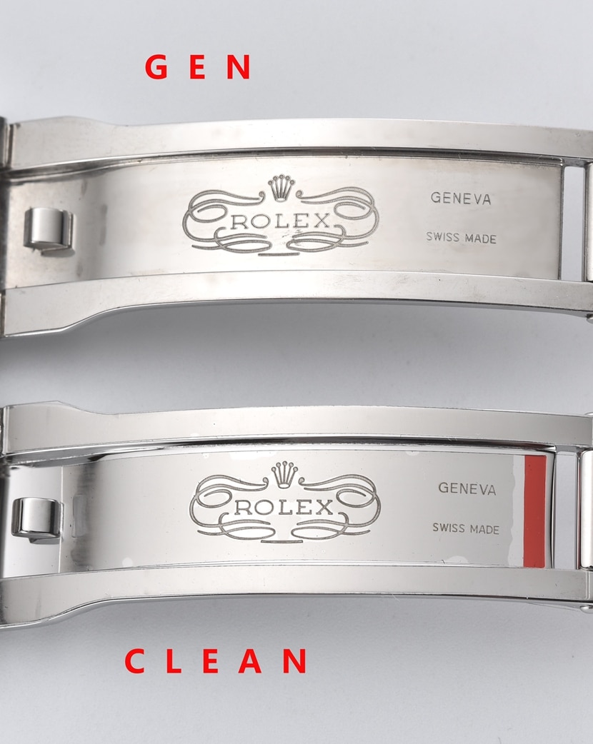 C厂格林尼治型II劳力士1:1复刻手表m126710blnr-0002对比正品评测表扣对比图