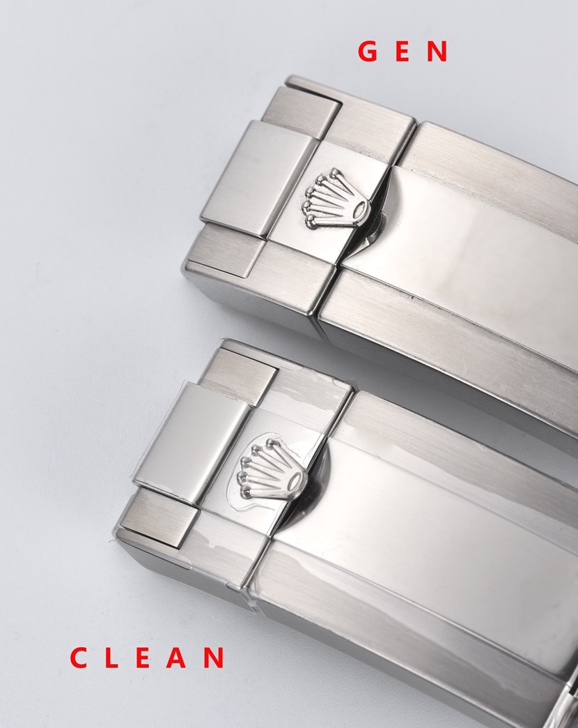 C厂格林尼治型II劳力士1:1复刻手表m126710blnr-0002对比正品评测表扣对比图