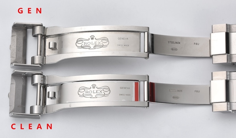 C厂格林尼治型II劳力士1:1复刻手表m126710blnr-0002对比正品评测表扣对比图