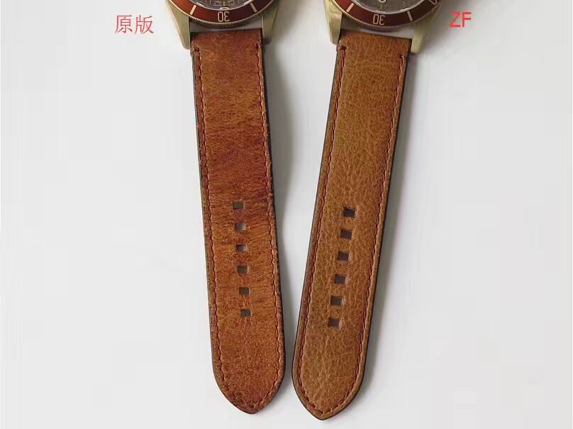 帝舵1:1复刻表,zf碧湾复刻手表,表带对比图
