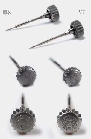 飞行员V7厂万国1:1复刻手表IW327006对比正品评测细节对比图