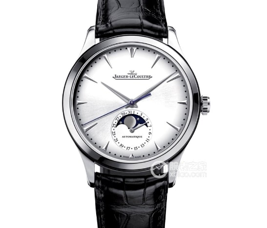 APS Moonphase Master Jaeger-LeCoultre 1:1 Replica Couple's Watch White Plate Black Belt