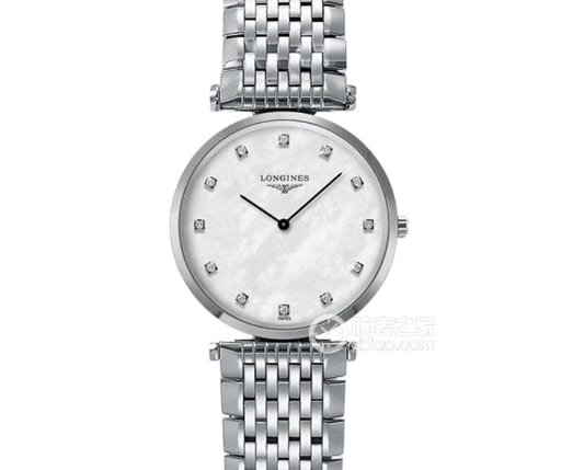 Karan Longines 1:1 Replica Watches Rim Diamond White Plate Steel Strap
