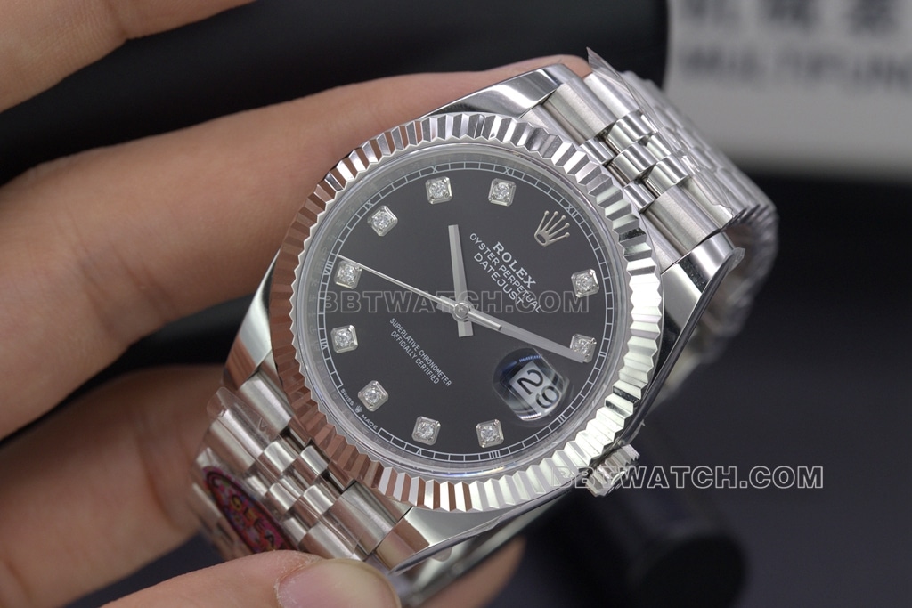 C厂日志型劳力士超级克隆手表黑盘904钢41mm表径