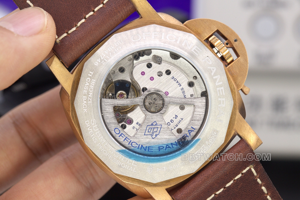 VS厂PAM00968沛纳海1:1复刻手表青铜47mm大表盘机芯图