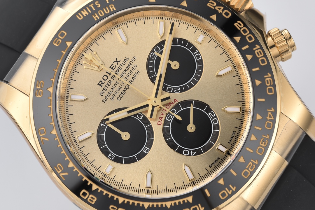 C厂余文乐劳力士金迪1:1顶级复刻手表4131机芯m126518ln-0010表盘