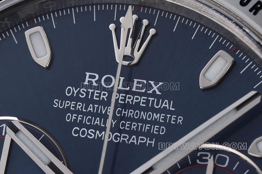 C厂劳力士迪通拿顶级复刻白金蓝猫m116509-0071正面实拍图