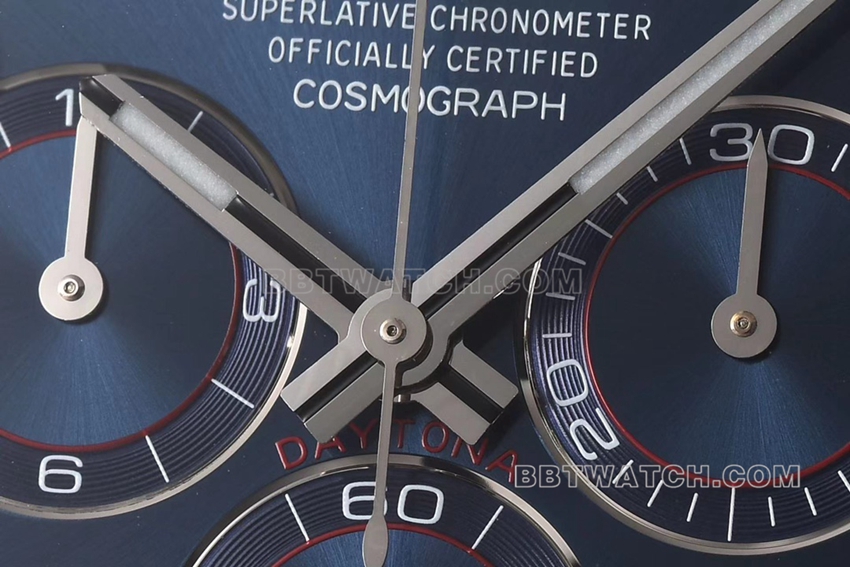 C厂劳力士迪通拿顶级复刻白金蓝猫m116509-0071正面实拍图