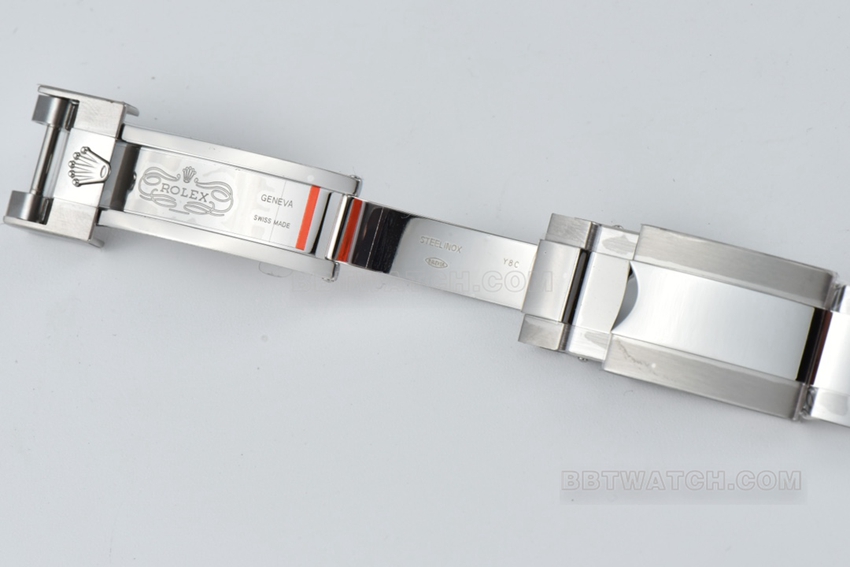 C厂劳力士格林尼治型顶级一比一高仿黑盘可乐圈m126710blro-0001表扣实拍图
