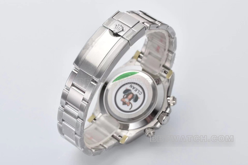 C厂劳力士迪通拿顶级复刻白金蓝猫m116509-0071表带实拍图