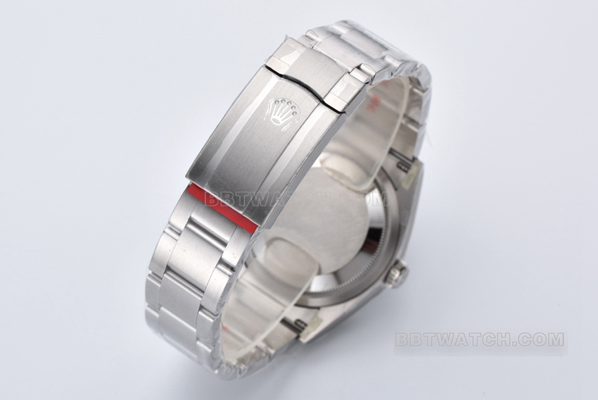 C厂劳力士蚝式恒动一比一顶级复刻36mm泡泡面m126000-0009表带实拍图
