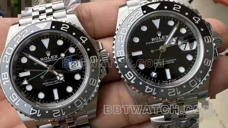 clean factory black grey circle top replica watches 2024 GMT II new 126710 luminous waterproof 3285 movement