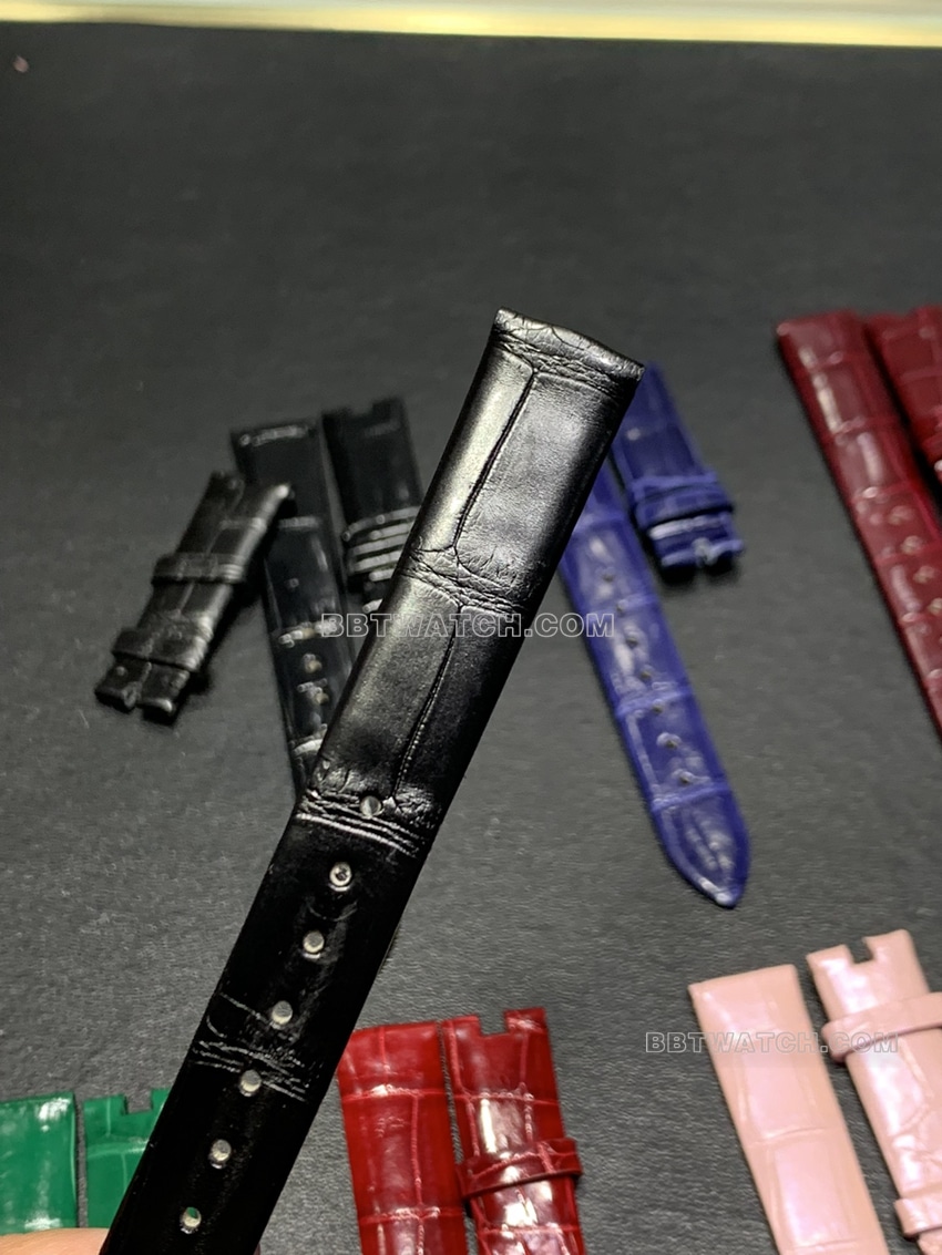 宝玑那不勒斯王后系列8918BR/58/964/D00D3L专用鳄鱼皮表带