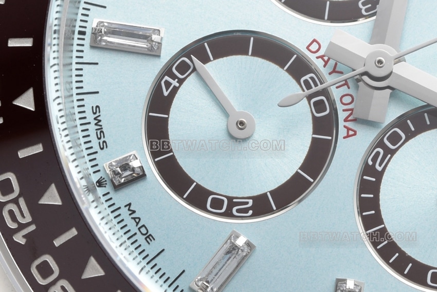 clean factory 2024 new Rolex top replica watches Daytona ice blue di back 4131 automatic mechanical movement 72 hours