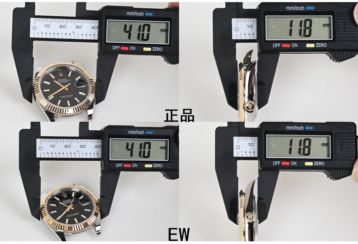 EW日志真假对比评测劳力士顶级复刻表外观对比图