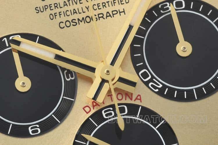 Clean劳力士迪通拿超A高仿金盘4131钢带款126508正面实拍图